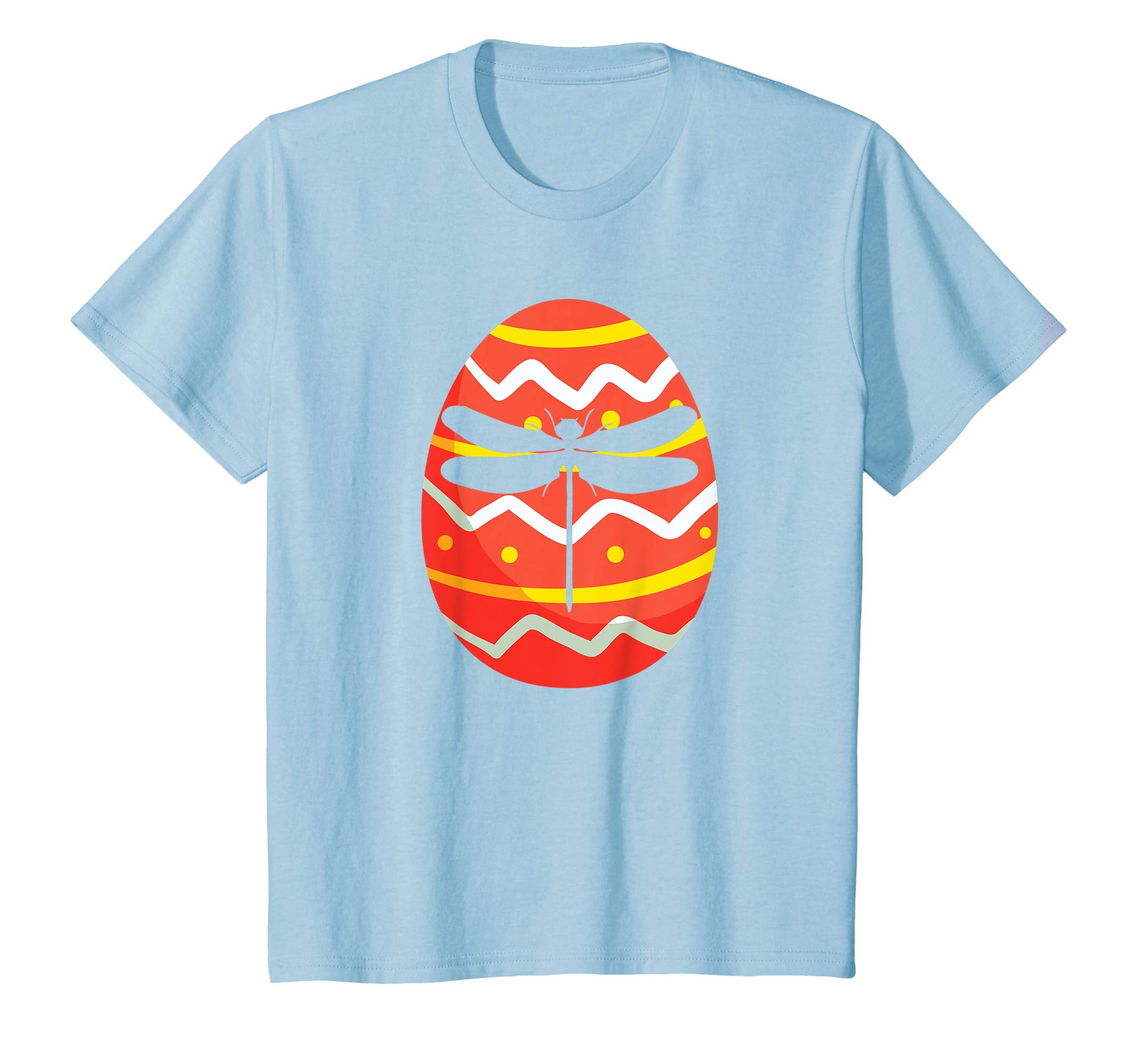 Happy Dragonfly Easter Bunny Egg T-Shirt for Kids Boys Girls
