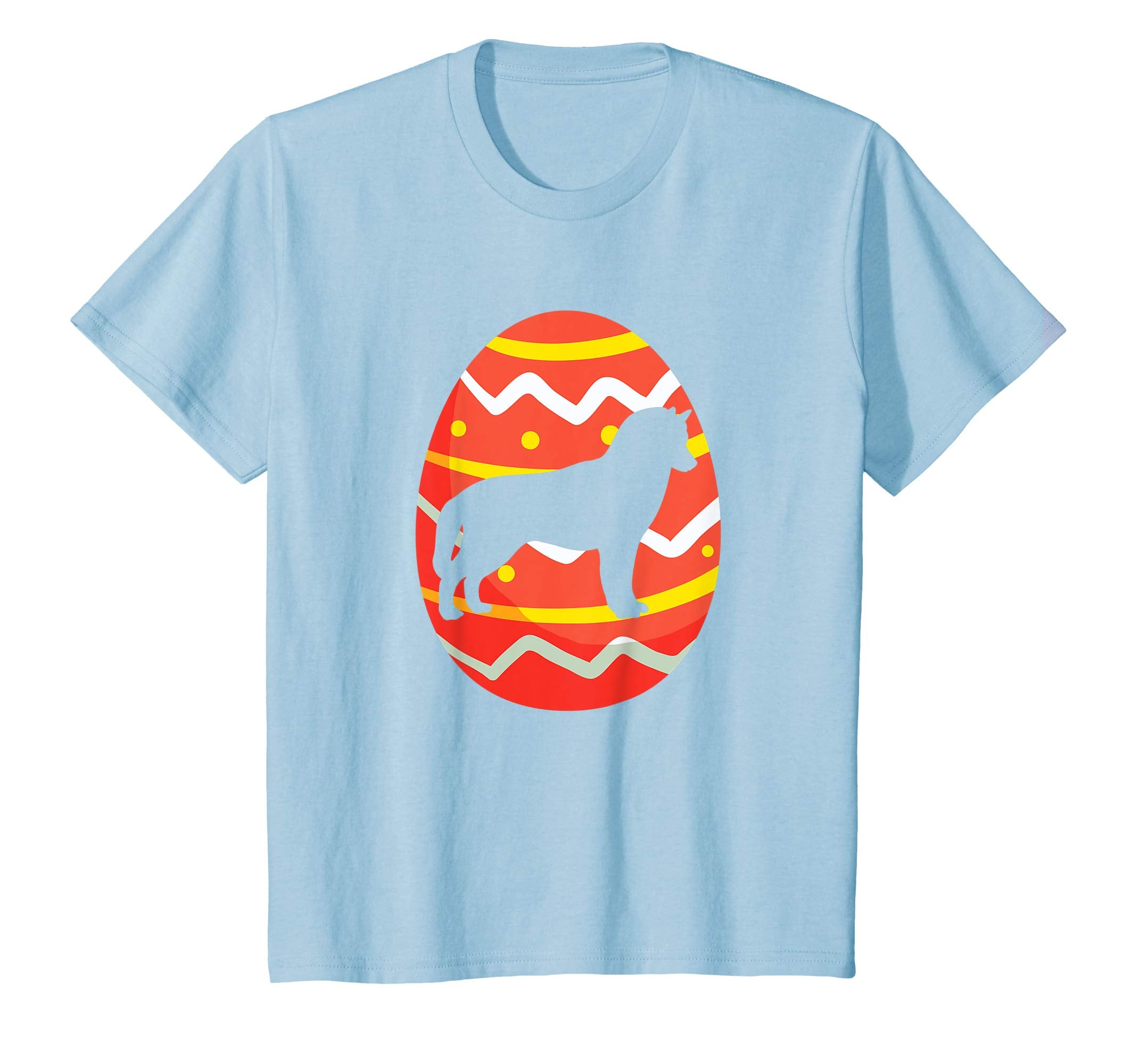 Siberian Husky Easter Bunny Egg T-Shirt Dog Easter Gift