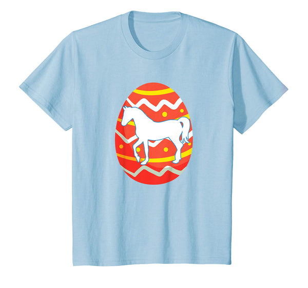 Happy Horse Easter Bunny Egg T-Shirt for Kids Boys Girls