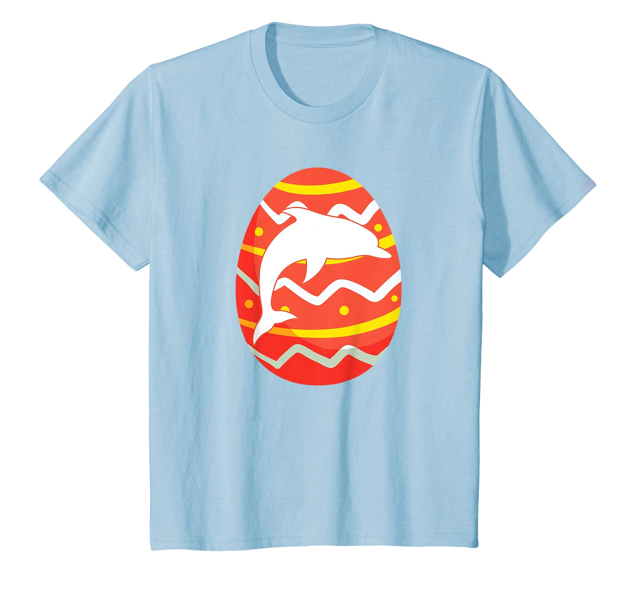 Dolphin Easter Egg T-Shirt Funny Gifts for Kids Boys Girls