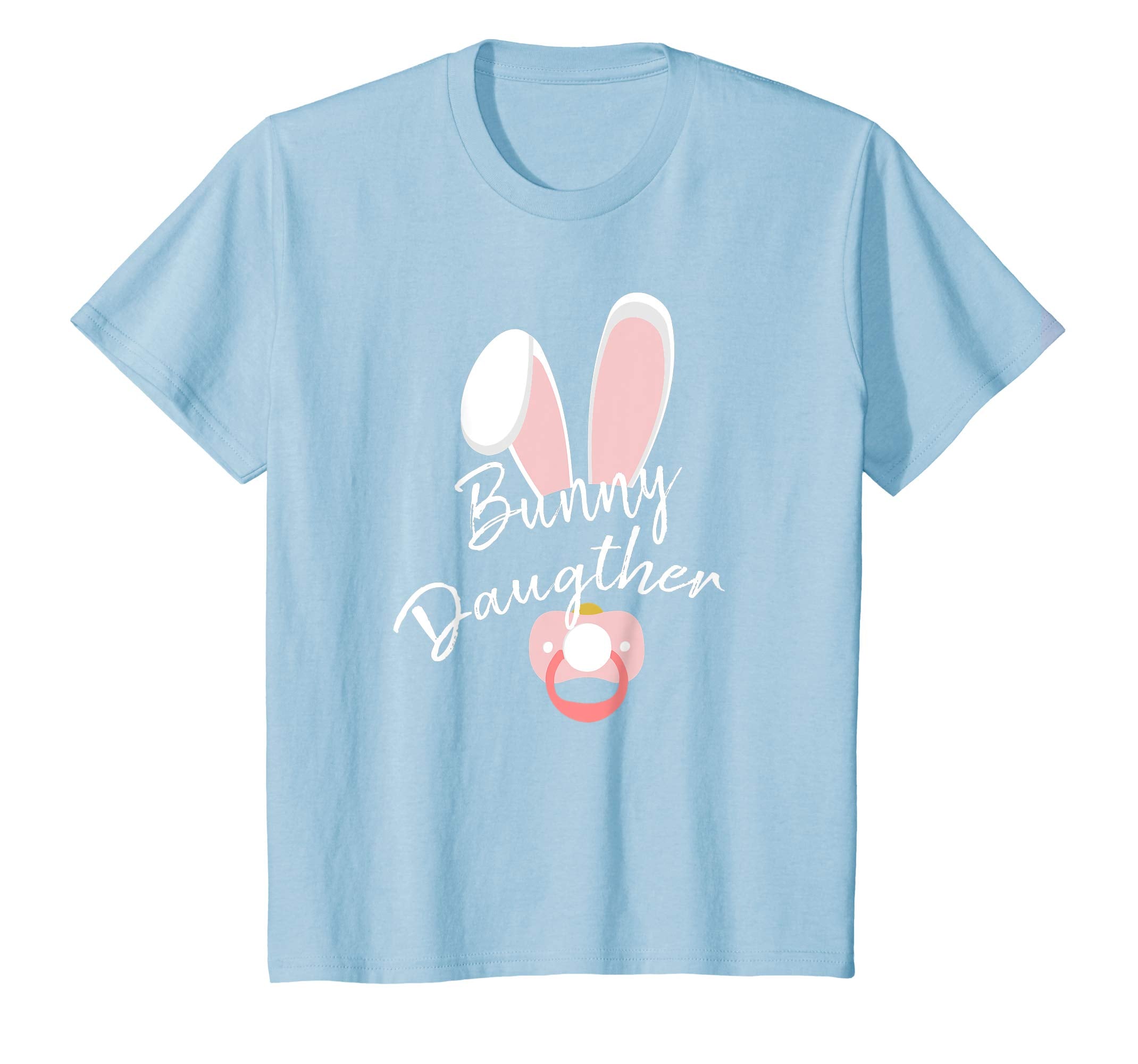 Easter Bunny Daughter Tshirt Rabbit Baby Nipple Tee for Girl