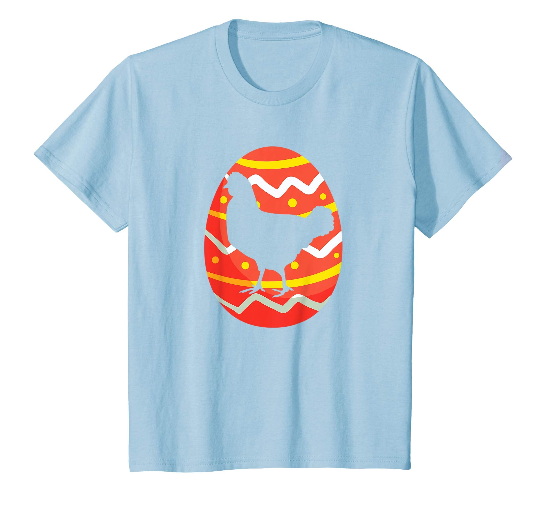 Chicken Easter Bunny Egg T-Shirt Gifts for Kids Boys Girls