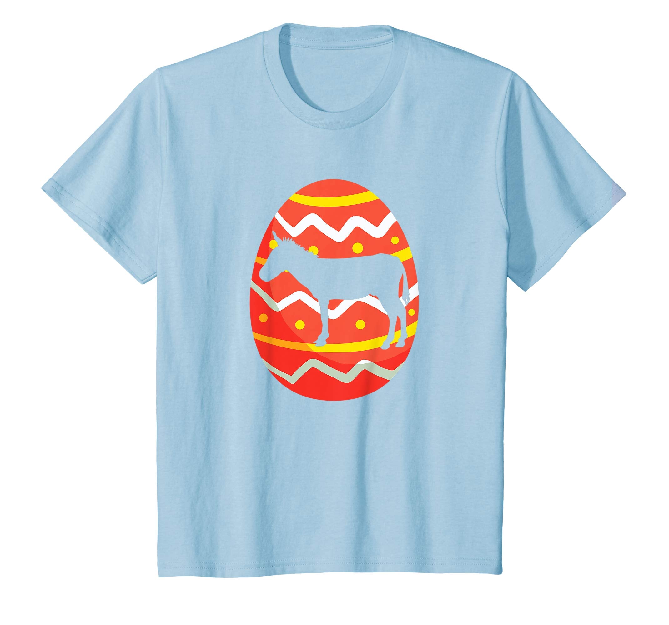 Happy Donkey Easter Bunny Egg T-Shirt for Kids Boys Girls