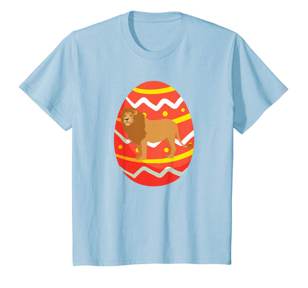 Funny Lion Easter Eggs T-Shirt Gifts for Kids Boys Girls