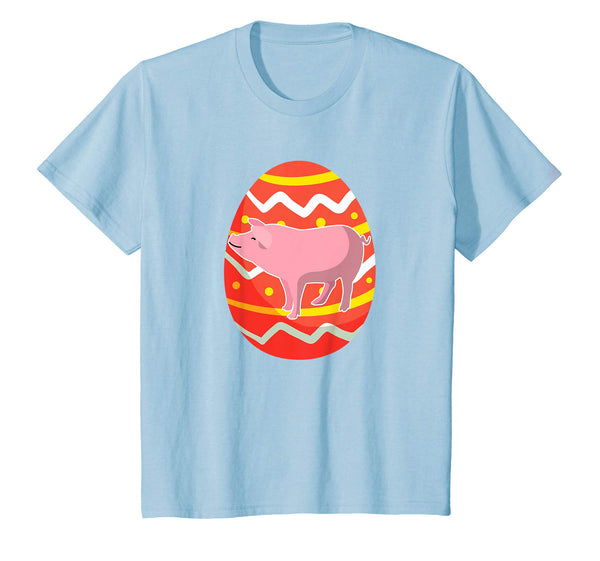 Funny Pig Easter Eggs T-Shirt Gifts for Kids Boys Girls
