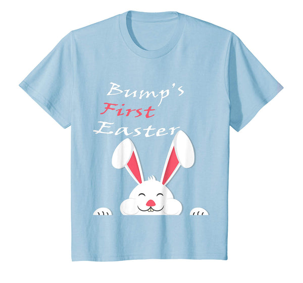 Bumps First Easter Tshirt Adorable Pregnancy Pastel Bunny