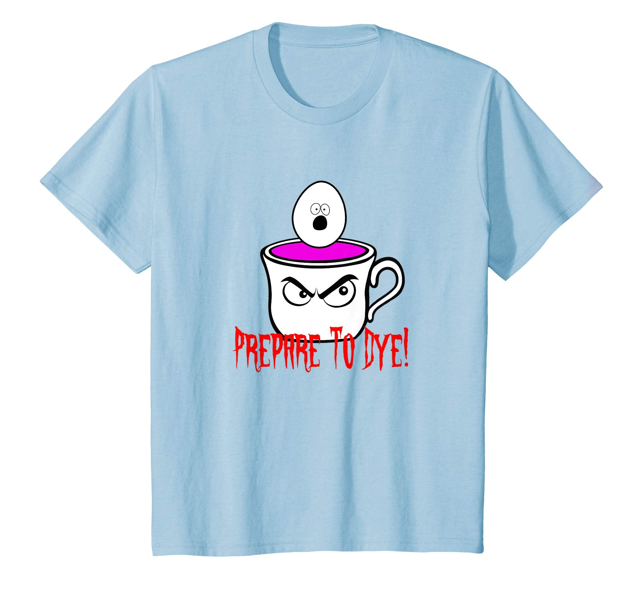 Easter Egg Coloring T Shirt Gift Kids Prepare To Dye Colors