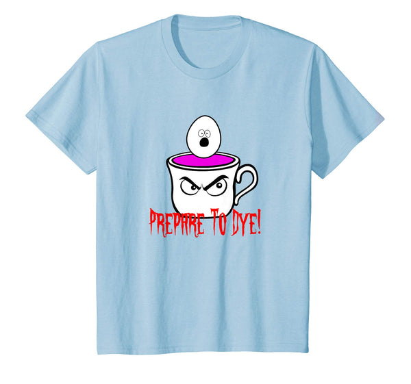 Easter Egg Coloring T Shirt Gift Kids Prepare To Dye Colors