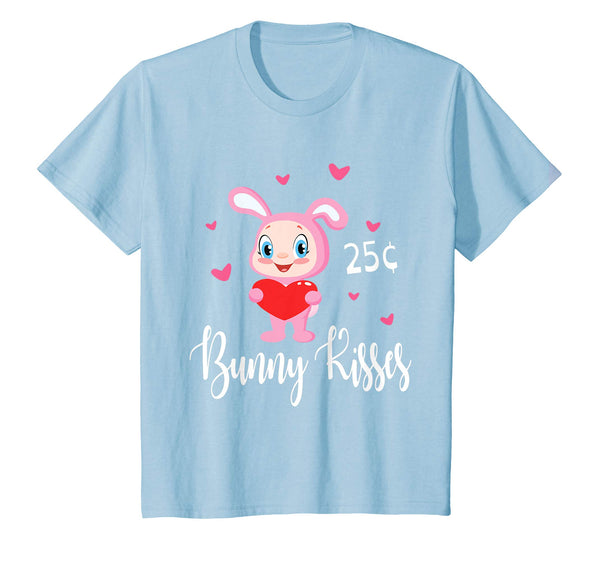 Bunny Rabbit And Big Heart 25 Cent Bunny Kisses Easter Shirt