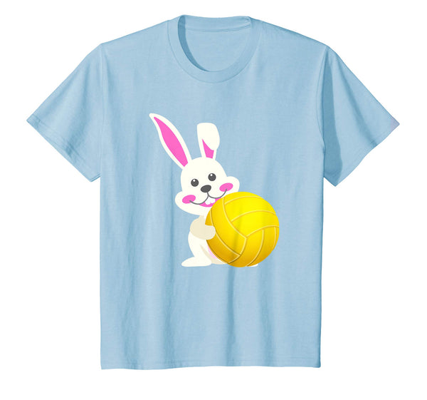 Easter Bunny with Volleyball Shirt Gifts for Kids Boys Girls