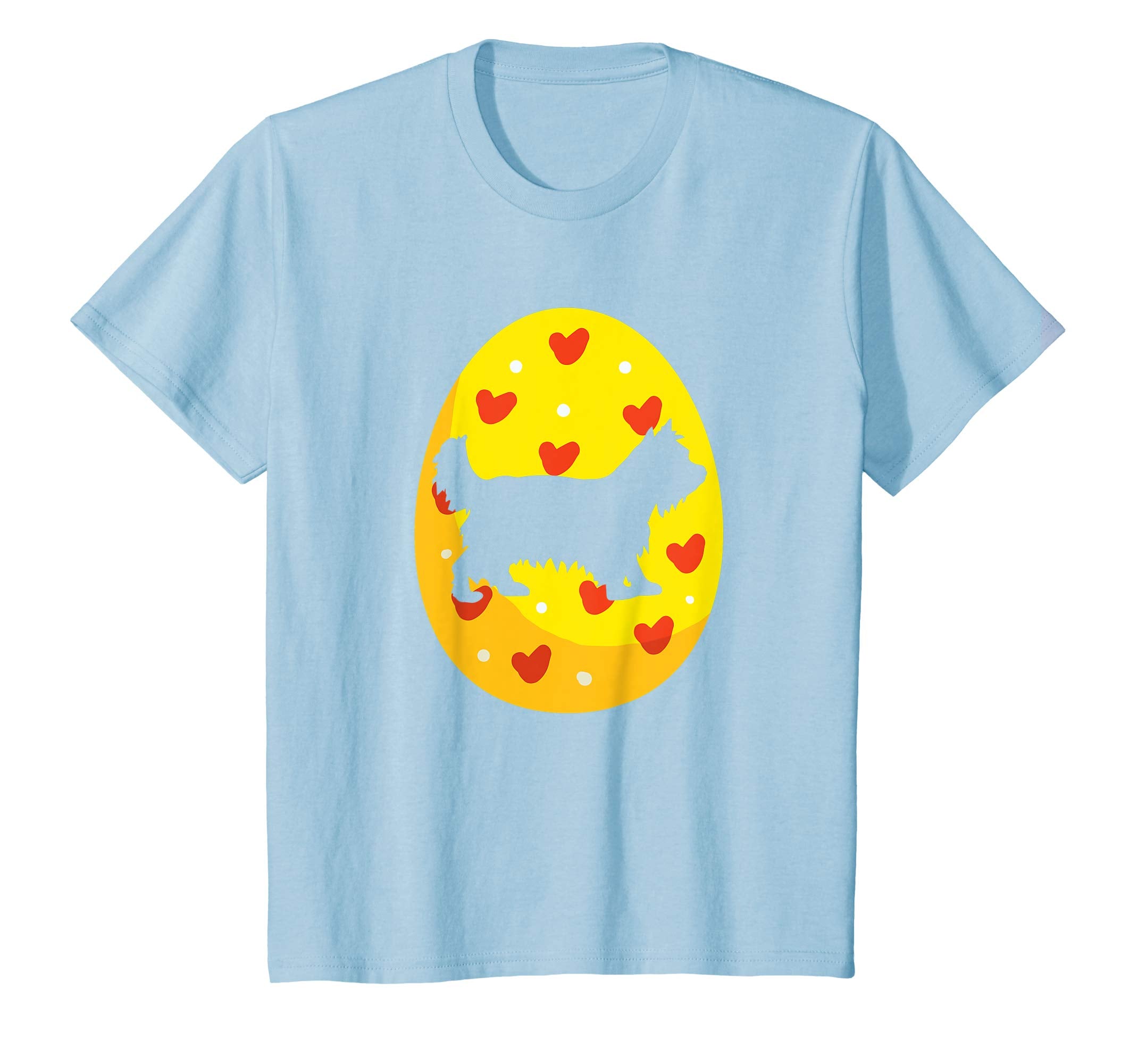 Yorkshire Terrier Easter Bunny Egg T-Shirt Dog Easter Gift