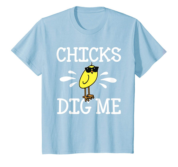 Cool Smile Chick Happy Easter Day Shirt Chicks Dig Me