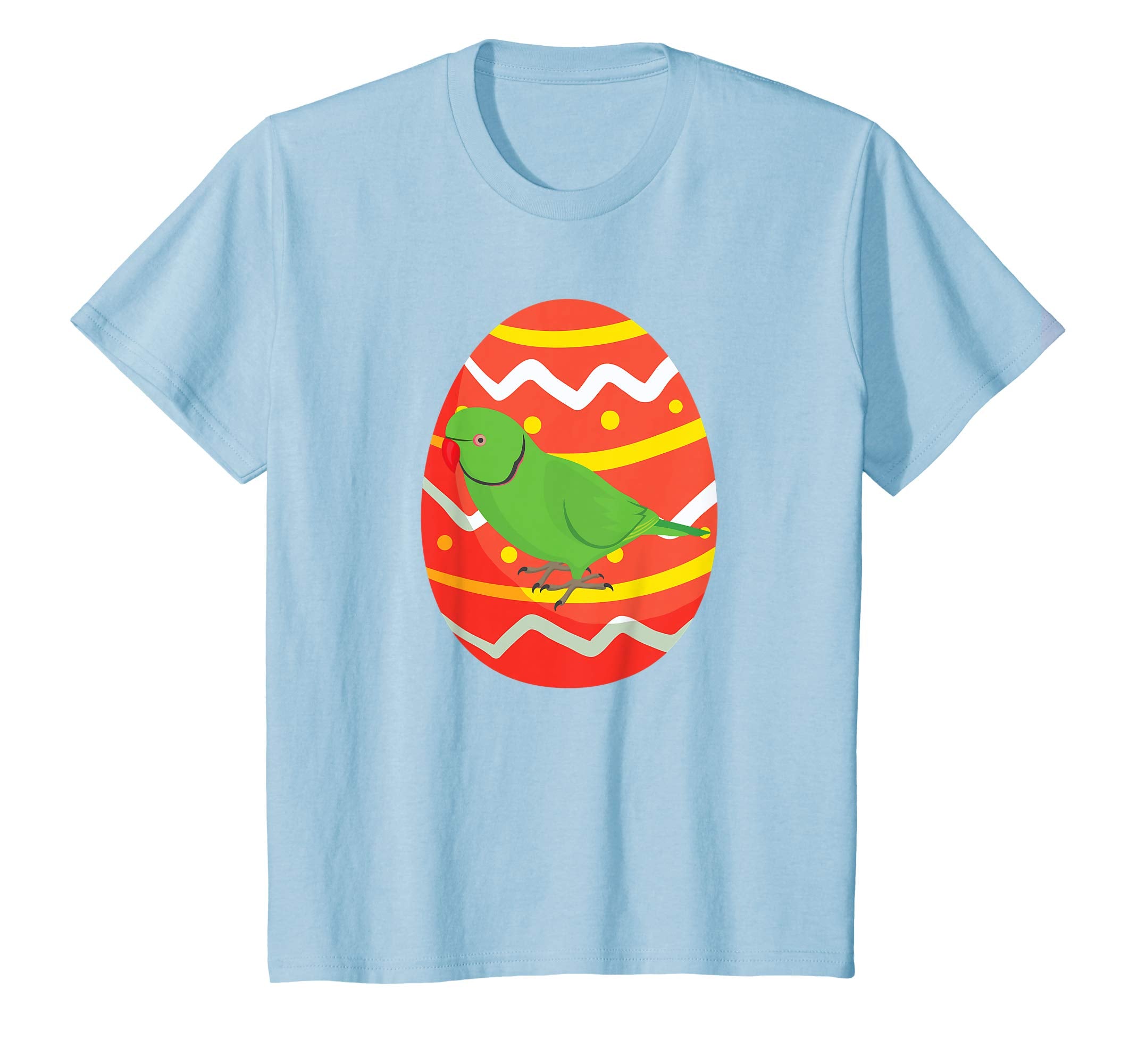 Happy Parrot Easter Bunny Egg T-Shirt for Kids Boys Girls