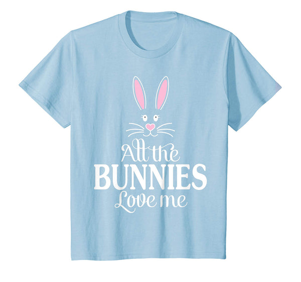 Reb Bunny Ear All The Bunnies Love Me Happy Easter Shirt