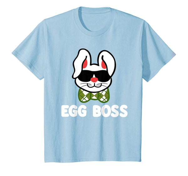 Kids Easter Bunny T Shirt for Boys | Cool Easter Bunny Egg Boss