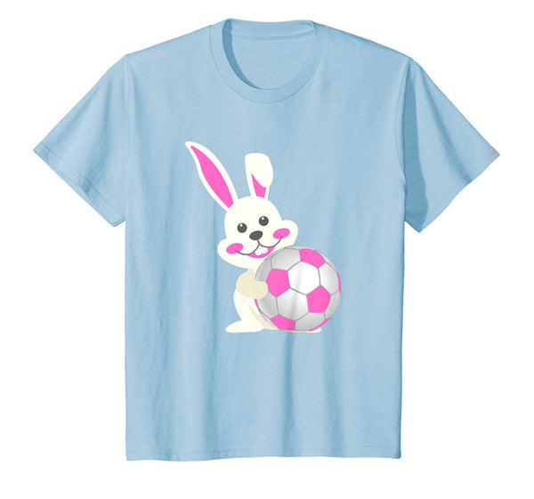 Funny Easter Bunny with Football T-Shirt Gifts for Kids Boys