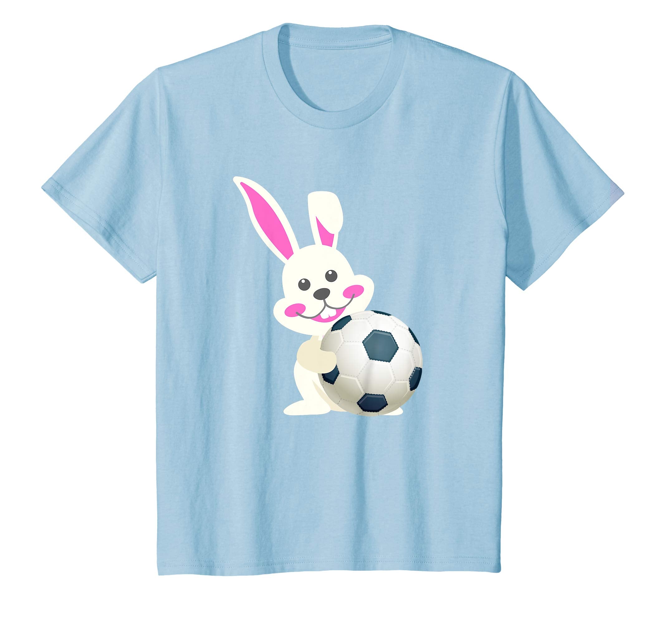Happy Football Easter Bunny Egg T-Shirt for Kids Boys