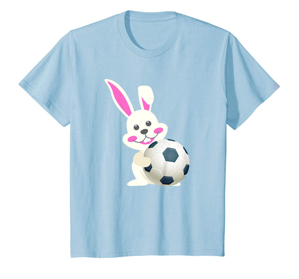 Happy Football Easter Bunny Egg T-Shirt for Kids Boys