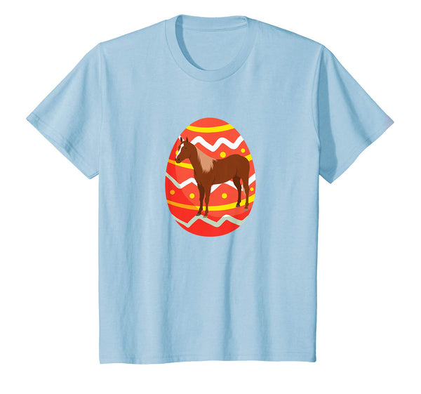 Funny Horse Easter Eggs T-Shirt Gifts for Kids Boys Girls