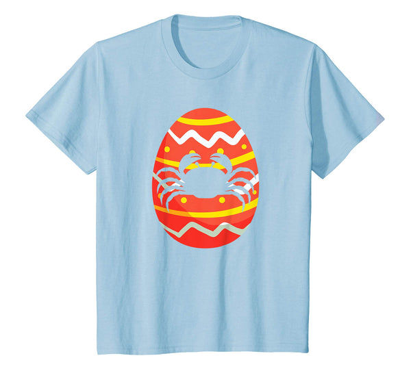 Happy Crab Easter Egg Bunny T-Shirt for Kids Boys Girls