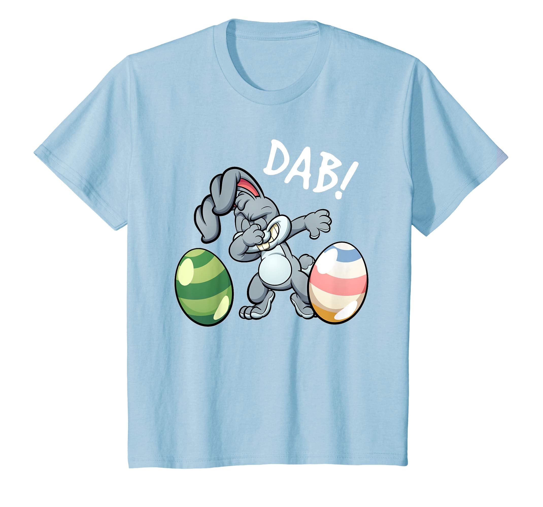 Easter Shirt For Kids Boys Girls Dabbing Easter Bunny Gift