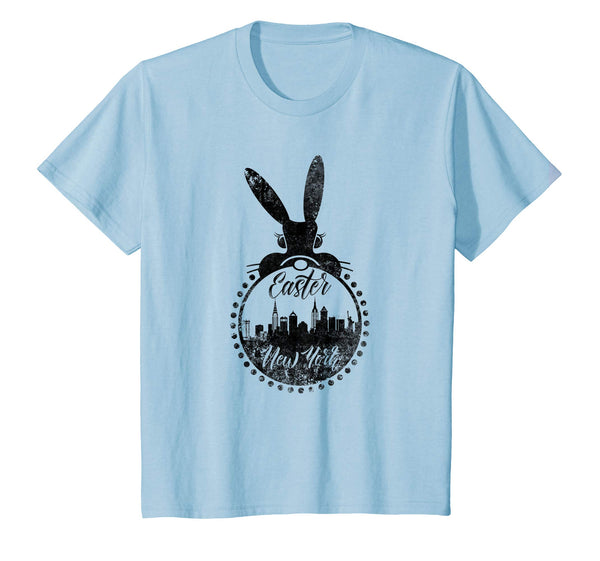 Happy Easter Rabbit T-shirt New York Skyline