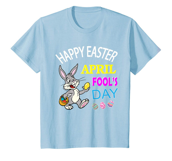 Rabbit Bunny With Easter Eggs Happy April Fool's Day Shirt