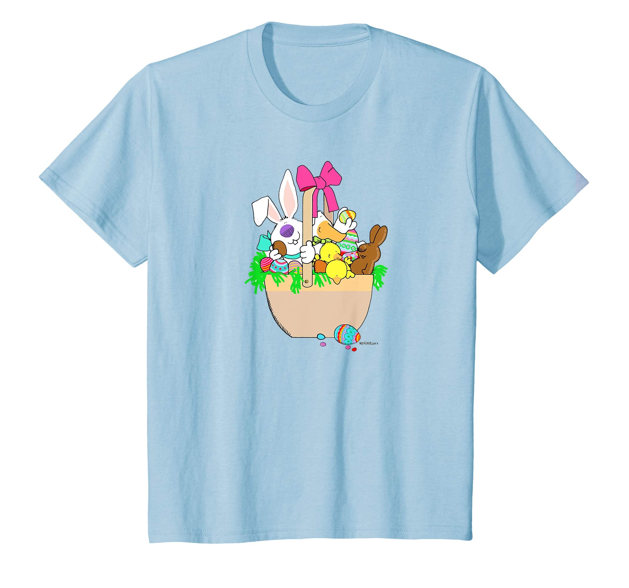 Kids Easter Basket Kids T-Shirt - Cute Easter Tshirt for kids