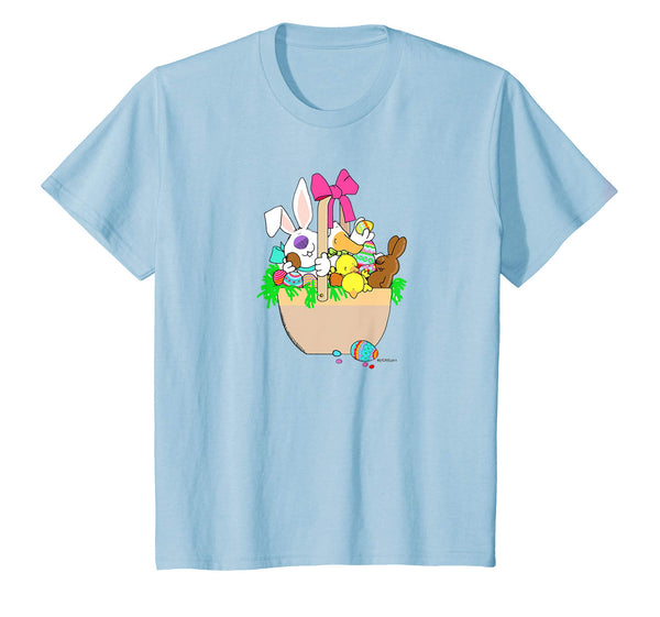 Kids Easter Basket Kids T-Shirt - Cute Easter Tshirt for kids