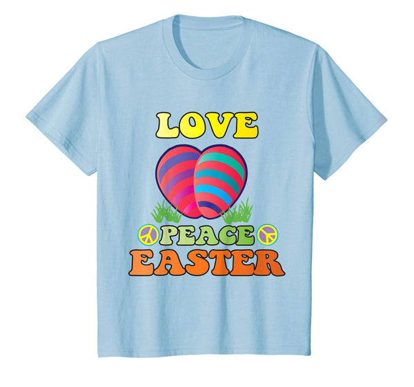 Easter Shirt For Outfit Love Peace Easter Women Girls Kids