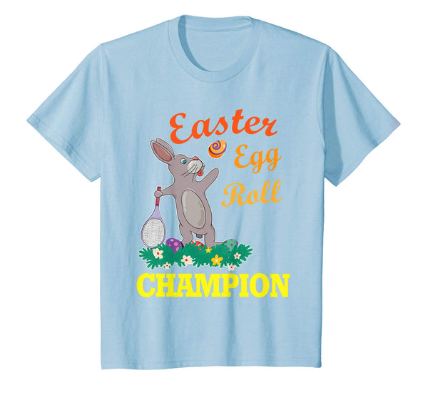Bunny Rabbit Playing Tennis Easter Egg Roll Champion Shirt