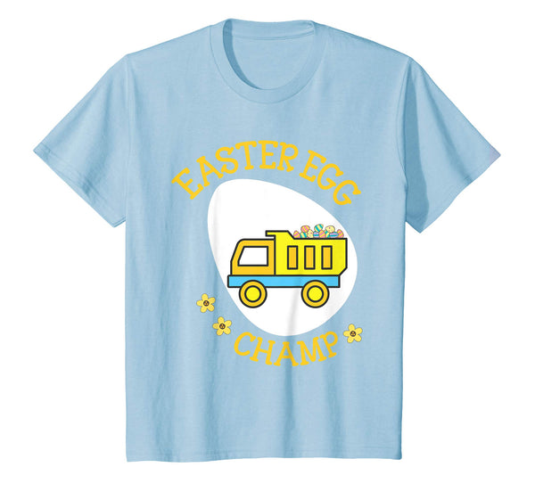 Truck Carring Easter Eggs On Big Egg Shirt Easter Egg Champ