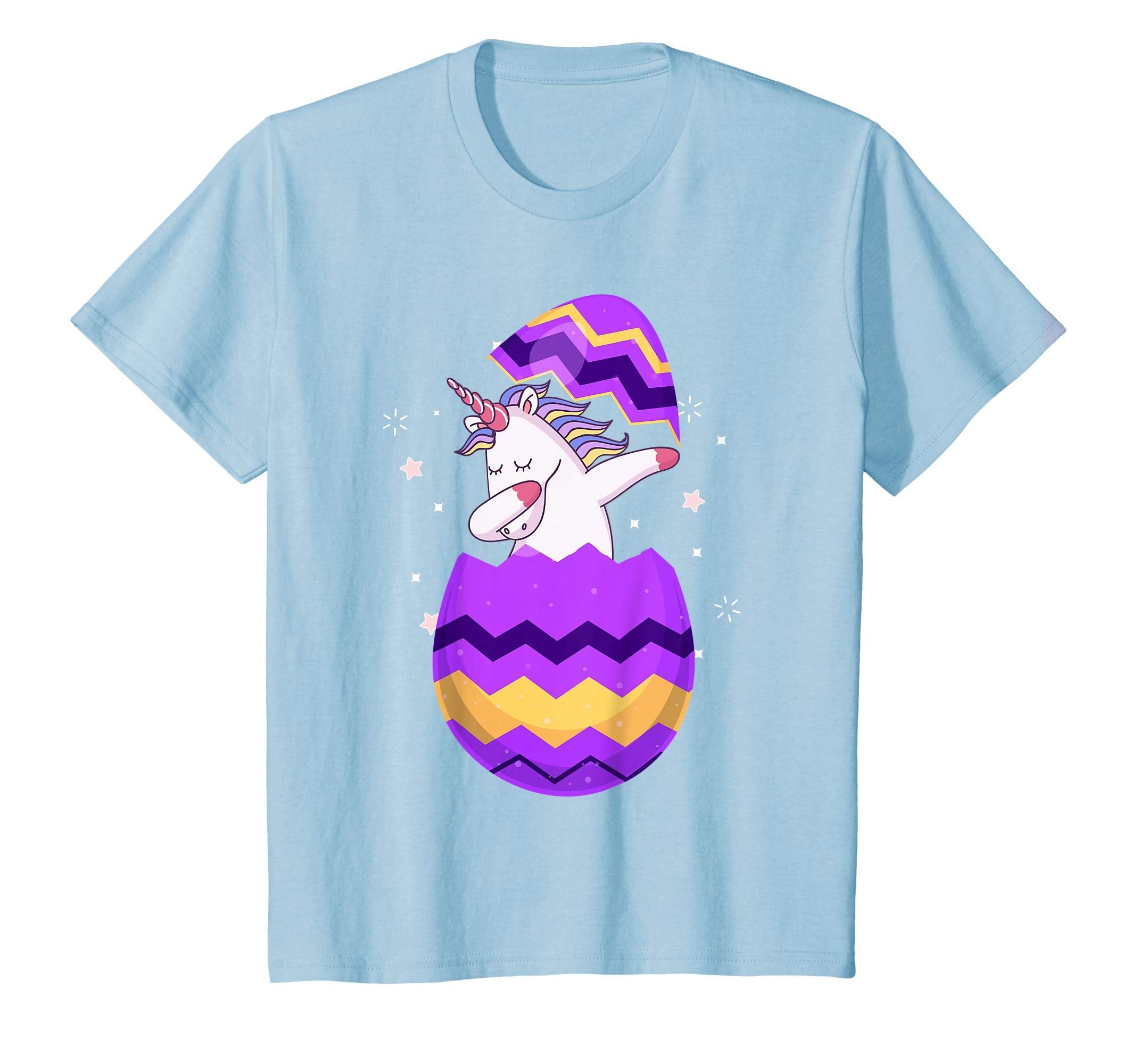 Dabing Egg Unicorn Easter Shirt for Girls & Women