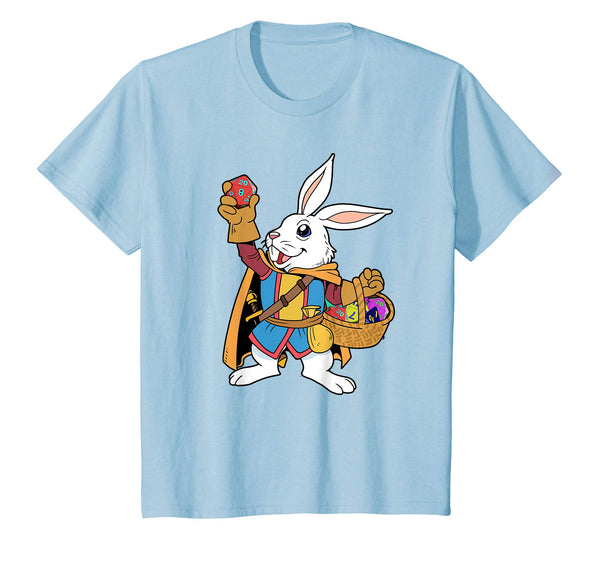 Tabletop Gaming Shirt Easter Bunny Dragons D20 Dice DM Tee