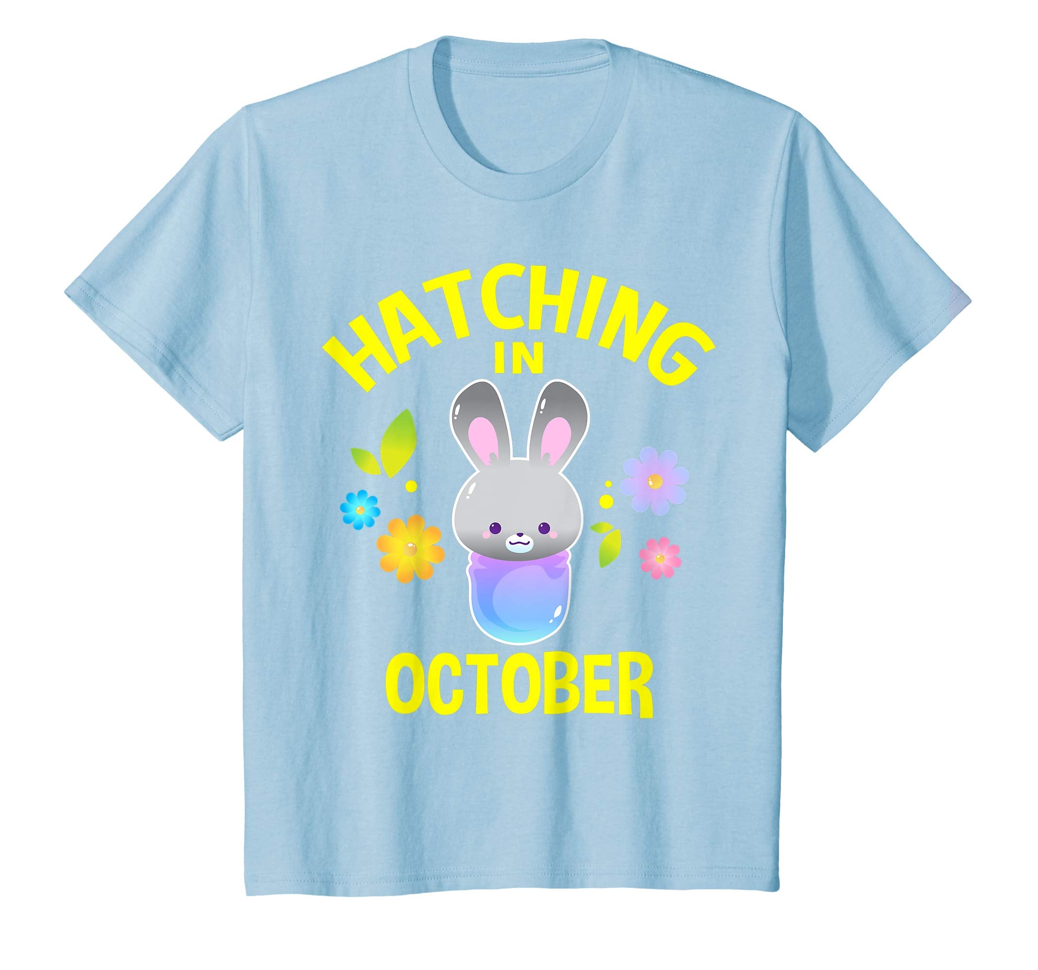 Hatching In October T shirt Pregnancy Bunny Easter Gifts