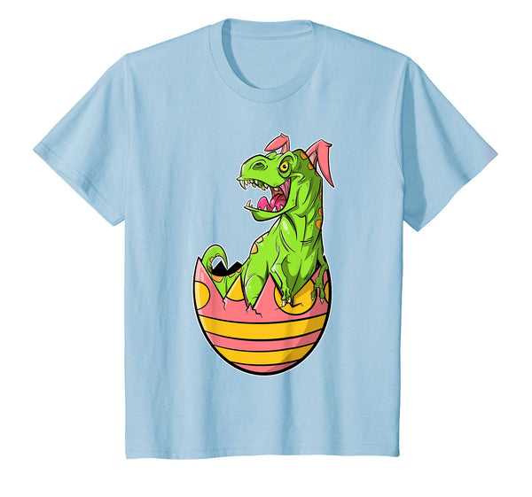 Dinosaur Bunny Easter T Shirt for Boys, Girls, &amp; Adults