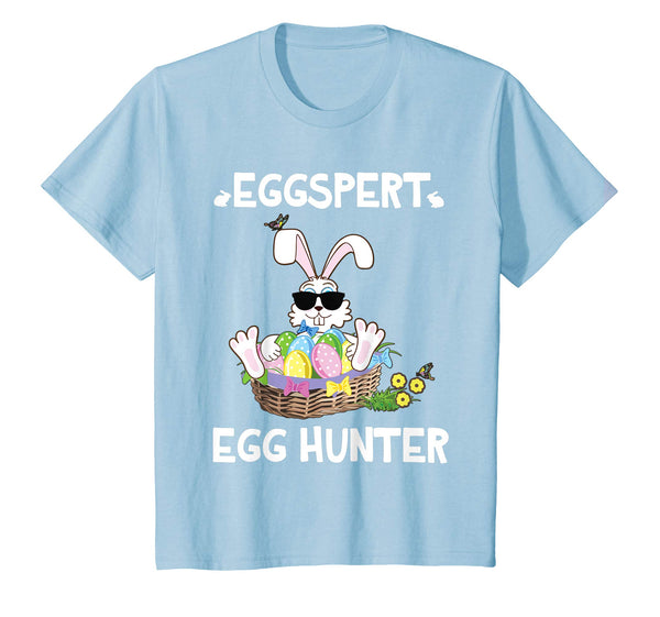 Happy Bunny Rabbit And Easter Eggs Shirt Eggspert Egg Hunter