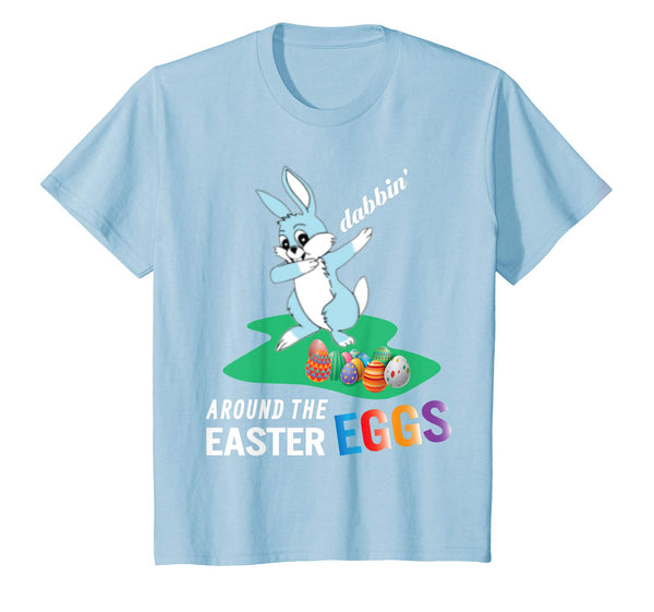 Smile Bunny Rabbit Dab Dabbin' Around The Easter Eggs Shirt