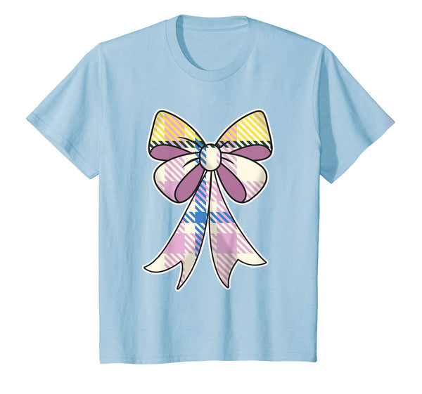 Cute Easter shirt for Girls Bow t-shirt Egg Hunt Bunny Tee