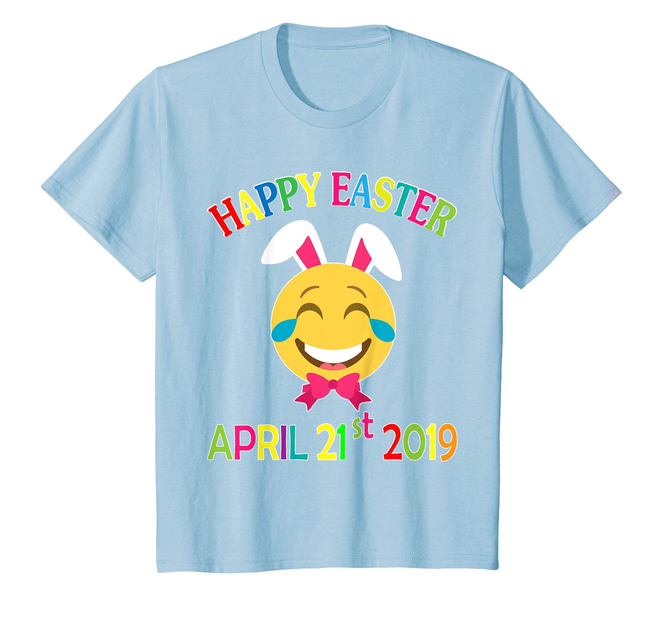 Bunny Emotion Girl Face Happy Easter April 21st 2019 Shirt