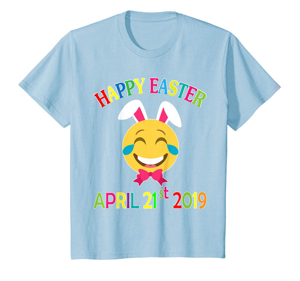 Bunny Emotion Girl Face Happy Easter April 21st 2019 Shirt