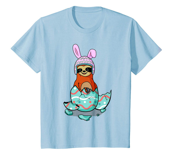 Sloth Easter Bunny Egg Hunting T-Shirt
