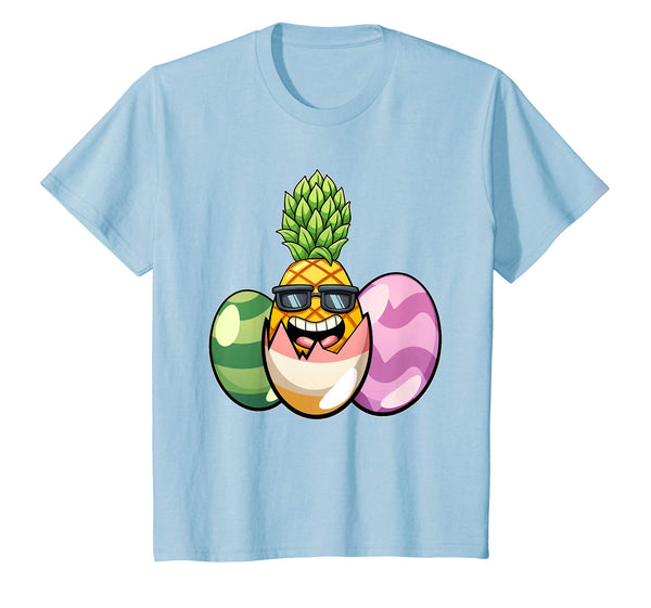 Easter Shirts For Kids Boys Pineapple Shirt Easter Eggs