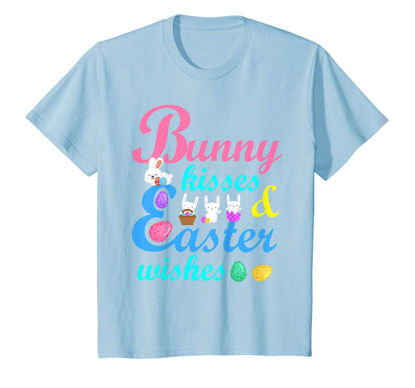 Bunnies &amp; Easter Eggs Bunny Kisses Easter Wishes Happy Shirt