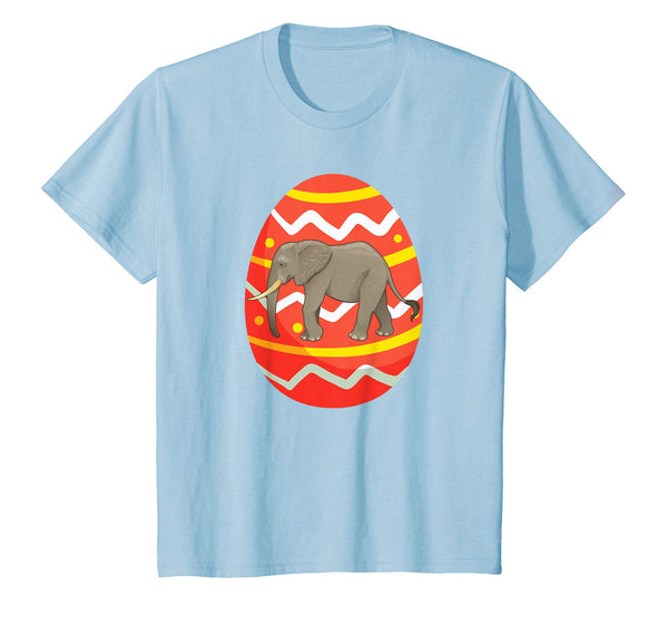 Happy Easter Egg Elephant Bunny T-Shirt for Kids Boys Girls