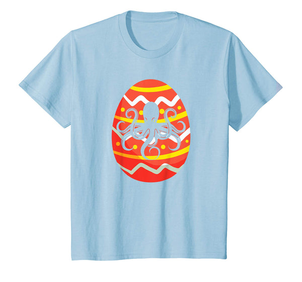 Funny Octopus Easter Eggs T-Shirt Gifts for Kids Boys Girls