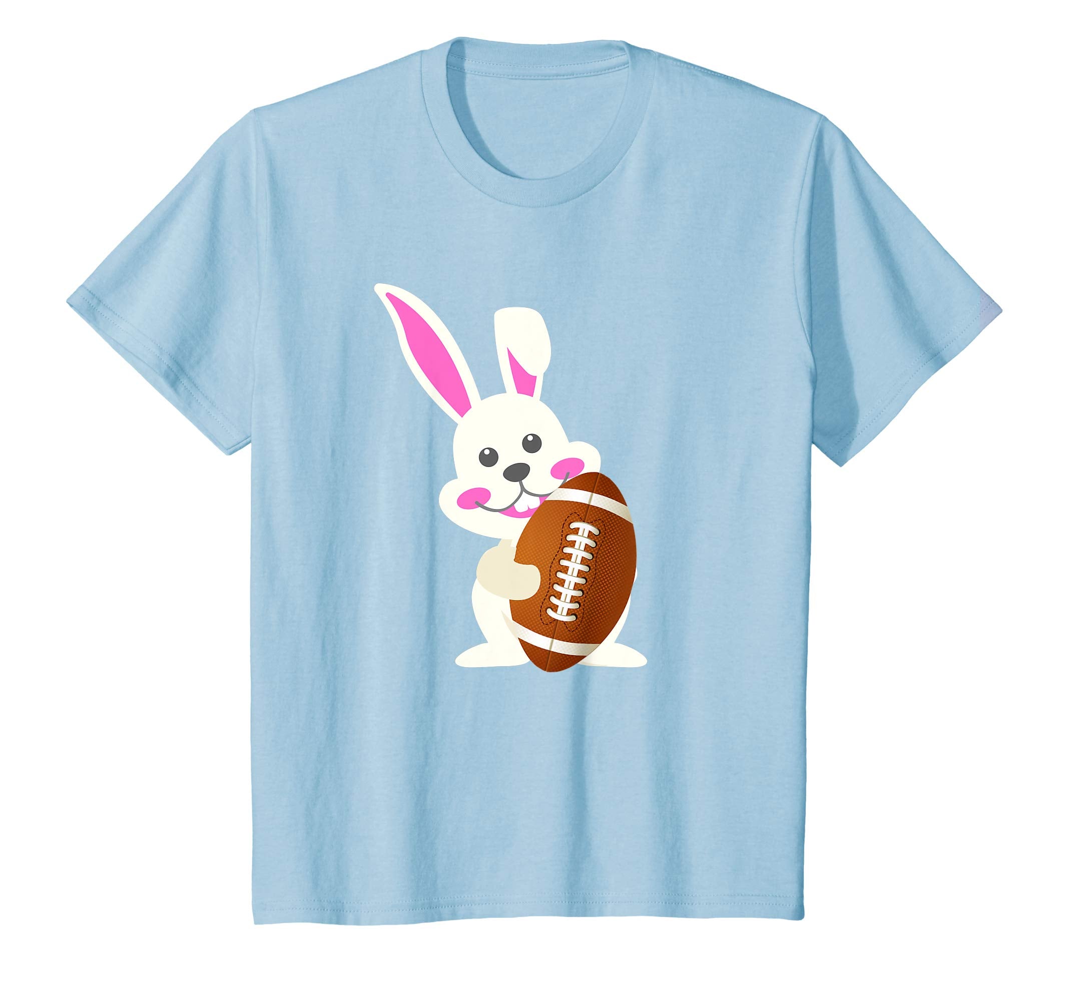 Easter Bunny with Football Shirt Gifts for Kids Boys Girls