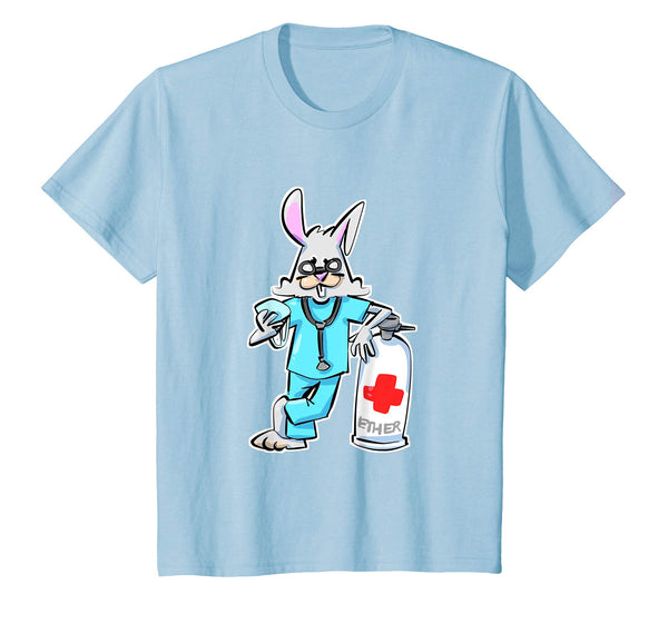 Anesthesia Ether Bunny Funny Easter Medical T-shirt