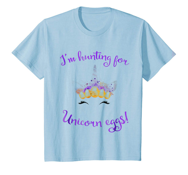 Hunting for Unicorn Eggs Easter T-Shirt for Girls