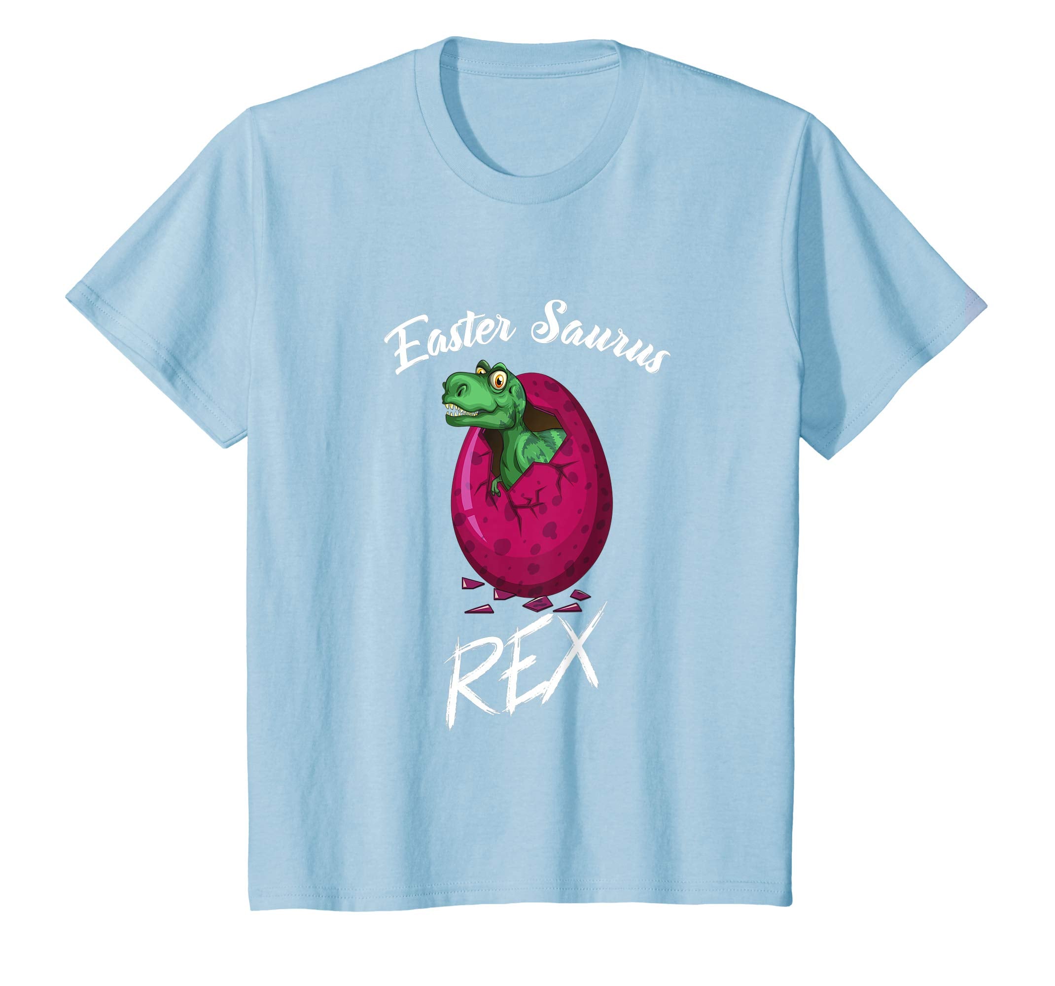 Kids Easter Saurus Rex T Rex Easter Egg T-Shirt